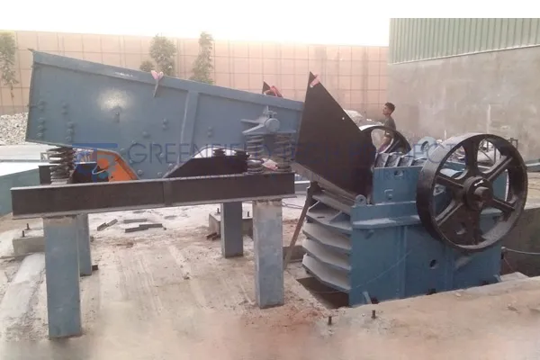 vibrating screen for crushing